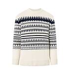 KnowledgeCotton Apparel Knitted Pattern Crew Neck (Herr)