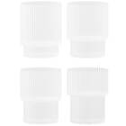 Ferm Living Ripple Glas 4-pack 20 cl, Frosted