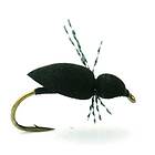 Umpqua flugor Foam Spider Sort Tørr 12