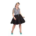 Wilbers & Wilbers Svart/Vit Rockabilly Klänning Maskeraddräkt 42