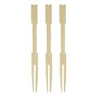 Cocktailgafflar i Bambu 70-pack