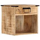 vidaXL Nattduksbord 40x30x37 cm massivt mangoträ 358914