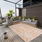vidaXL Utomhusmatta Gul 140x200 cm PP 317040