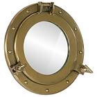 vidaXL Väggspegel Ø30 aluminium och glas 357852