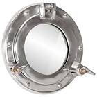vidaXL Väggspegel Ø23 aluminium och glas 357847