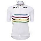 Santini Uci Official World Champion Master 2023 Short Sleeve Jersey (Dam)