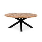 Sunzo Long Island matbord Teak/Svart 180 cm