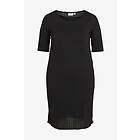 Vila Evoked Klänning viAnnie Boatneck Short Dress Curve