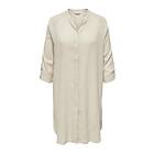 Only Carmakoma Skjortklänning carTokyo L/S Linen Blend Dress Wvn