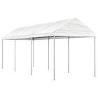 vidaXL Paviljong med tak vit 6,69x2,28x2,69 m polyeten 3155503