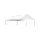 vidaXL Paviljong med tak vit 11,15x5,88x3,75 m polyeten 3155521
