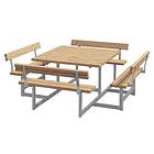 Plus Picknickbord Picnic med 4 Ryggstöd 188812-4