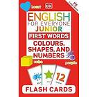 English for Everyone Junior First Words Colours, Shapes, and Numbers Flash Cards