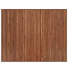 vidaXL Matta rektangulär brun 80x100 cm bambu 376902