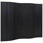 vidaXL Rumsavdelare svart 165x250 cm bambu 376990
