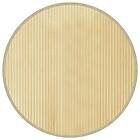 vidaXL Matta rund ljus naturlig 80 cm bambu 376981