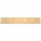 vidaXL Matta rektangulär ljus naturlig 80x500 cm bambu 376927