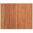 vidaXL Matta rektangulär brun 80x100 cm bambu 376770
