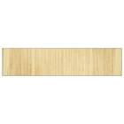 vidaXL Matta rektangulär ljus naturlig 70x300 cm bambu 376879