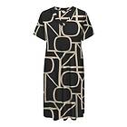 Only Carmakoma carFyrla S/S V-neck Blk Aop Dress