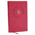 NKJV Holy Bible, Value Ultra Thinline, Pink Leathersoft, Red Letter, Comfort Pri