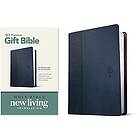 NLT Premium Gift Bible, Blue, Red Letter