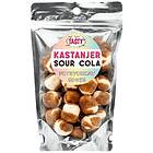 Tasty Frystorkat Godis Kastanjer Sour Cola 120g