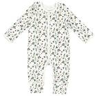 Alvi Pyjamas Petit Fleurs grön/vit