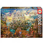Educa Pussel: Dream Town 2000 Bitar