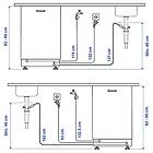 IKEA ÖSTVEDA integrerad diskmaskin 60 cm