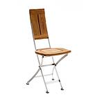 Selected Home Cappuccino klappstol Teak/rostfritt