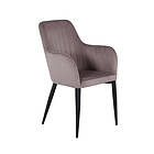 Venture Design Comfort matstol Rosa Sammet/svart