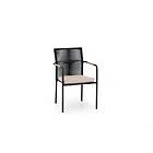 Sunzo Skanör karmstol Svart/teak