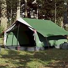vidaXL Campingtält 2 personer grön vattentätt 94359
