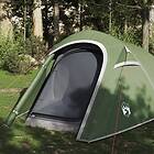 vidaXL Campingtält tunnel 3 personer grön vattentätt 94600