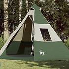 vidaXL Tipi-tält 7 personer grön vattentätt 94427