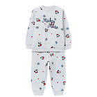 OVS Fleecepyjamas Micky Mouse grå
