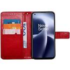 CaseOnline Mobilplånbok 3-kort OnePlus Nord 2T 5G Röd