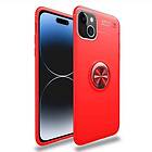 CaseOnline Slim Ring skal Apple iPhone 15 Plus Röd