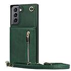 CaseOnline Zipper necklace case Samsung Galaxy S24 Grön