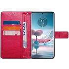 CaseOnline Plånboksfodral 3-kort Motorola Edge 40 Neo Rosa
