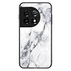 Skalo OnePlus 11 5G Marmor Härdat Glas TPU-skal Motiv 6