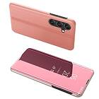 Skalo Samsung A35 5G Clear View Spegel fodral Roséguld