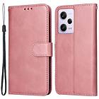 Skalo Xiaomi Redmi Note 12 Pro 5G Plånboksfodral i PU-Läder Roséguld