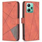 Skalo Xiaomi Redmi Note 12 5G BINFEN COLOR Embossed Plånboksfodral