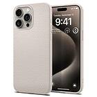 Spigen iPhone 15 Pro Skal Liquid Air Natural Titanium