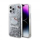 Hello Kitty iPhone 15 Pro Max Skal Liquid Glitter Translucent