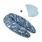 Babymoov Amningskudde B.Love Vegetal Blue med extra överdrag Wind Blue