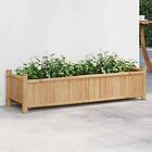 vidaXL Odlingslåda 100x30x25 cm bambu 366461