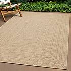 vidaXL Matta ZIZUR 120x120 cm jutelook inomhus och utomhus 4006154